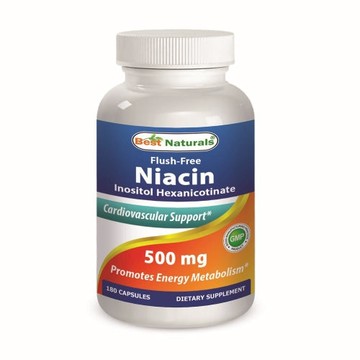 Niacin Flush Free 180 Caps by Best Naturals