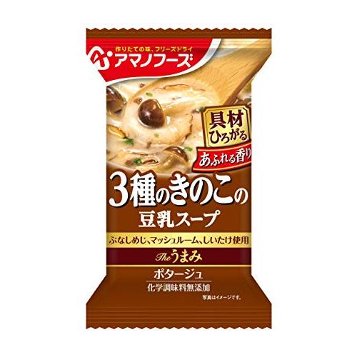 アマノフーズ Theうまみ 3種のきのこの豆乳スープ 9.3g×10個