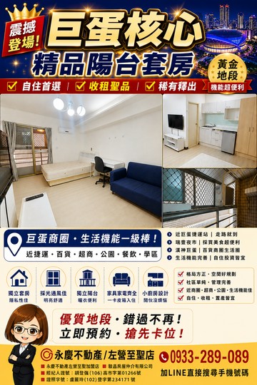 盧麗玲-瑞豐夜市★漢神巨蛋核心商圈★小資首選捷運宅｜高雄市鼓山區博愛二路