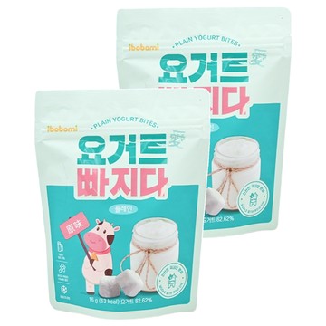 ibobomi 乳酸菌優格球 新鮮生乳製成 入口即化 韓國在地乳源 拉鏈包裝  原味  16g  2包
