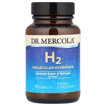 Dr. Mercola, H2 分子氫，90 片（每片 80 毫克）