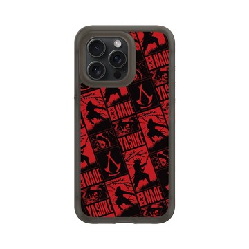 iPhone 15 Pro Max AirX 本質黑 - Assassin's Creed - Assassin's Creed® Shadows - Manga pattern