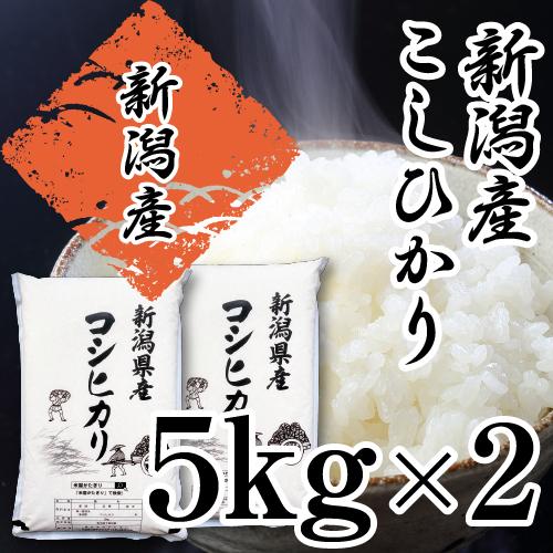 新米 10Kg コシヒカリ 新潟 あすつく お米 令和5年 送料無料 米5kg×2