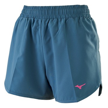 MIZUNO 美津濃 短褲 女 運動褲 藍綠 J2TBC26128