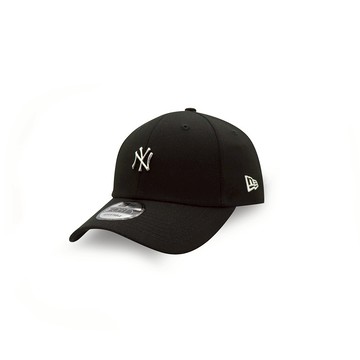 NEW ERA 男女 9FORTY 金屬 MINI LOGO 洋基 黑/銀 NE11866873