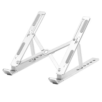 KOUJI叩吉好物 鋁合金電腦支架 適用於15.6英寸以下的筆記型電腦 手機 iPad 平板電腦和書籍  銀色  1個