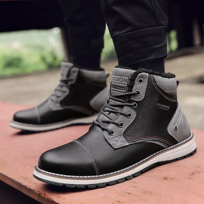 Snow 防水 メンズブーツ レインシューズ スノーブーツ スニーカー ワークブーツ 裏起毛 通販 Lineポイント最大get Lineショッピング