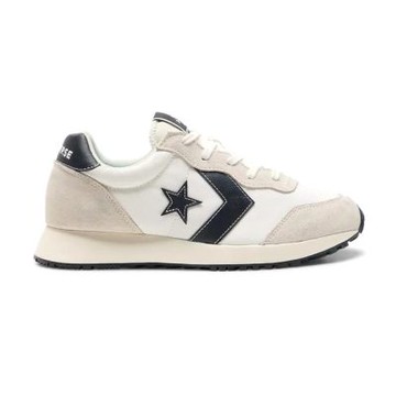CONVERSE OMEGA TRAINER OX 女鞋 休閒鞋 運動鞋 復古麂皮 米白黑色-A13323C