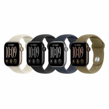 Apple Watch Series 12 GPS 46mm 鋁金屬錶殼搭配運動錶帶 - S/M