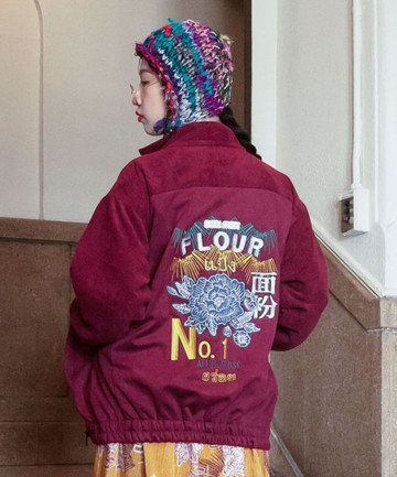 【熱門預購】短版異材質拼接寬鬆外套 (3色) CAA-5315