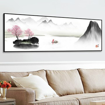 鉆石畫滿鉆客廳風景山水畫貼鉆十字繡鉆石繡2021新款大幅風景中國