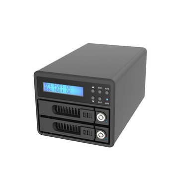 STARDOM RAIDON GR3680-B31  3.5"HDD(3.5吋硬碟) / 2.5" SSD(.5吋固態硬碟) USB3.2 Gen2 (Type-C) 2bay 磁碟陣列硬碟外接盒
