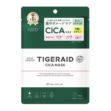 KOSE高絲 TIGERAID-老虎草舒緩修護面膜7枚入