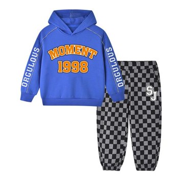 巴拉bala兒童裝男孩衛衣時髦連帽