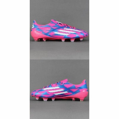 アディゼロ F50 FG ソーラーピンク×コアホワイト 【adidas|アディダス