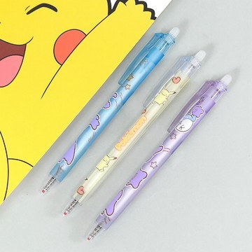 韓國寶可夢｜擦擦筆 0.5mm 可擦拭原子筆/皮卡丘/百變怪/pokemon