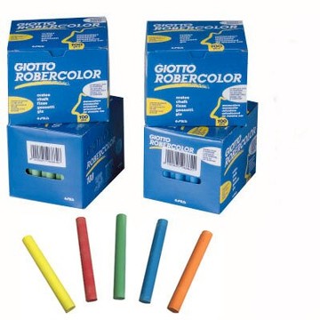 義大利 GIOTTO無毒環保粉筆彩色(100支/盒)16盒/箱【領券滿額再折千12/31止】