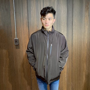 美國百分百【全新真品】TIMI 防風外套 TECH 夾克 防風 防潑水 立領 大尺碼 咖啡色 XL號 AZ64