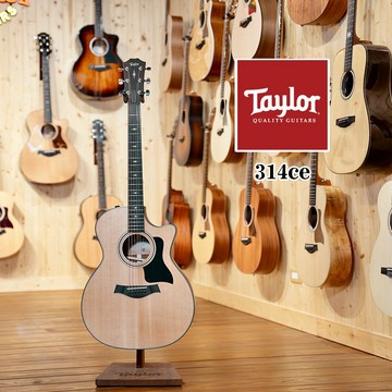 小叮噹的店 Taylor 314ce 電木吉他 泰勒吉他 民謠吉他 拾音器ES-2 原廠琴盒 TLGF-314-CE