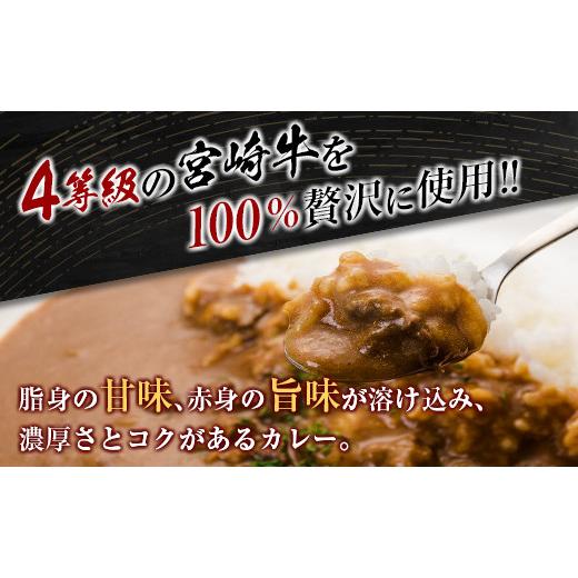 ふるさと納税 宮崎県 ◆4等級以上　宮崎牛カレー(180g×6箱)