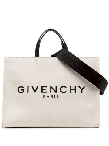 Givenchy G-Tote Medium Canvas Shopping Bag