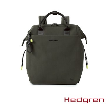 Hedgren STRING系列 HSTG09 ORIZURU款式 15吋 後背包 墨綠