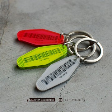 雙面電子載具鑰匙圈 美式飯店款  發票載具 條碼  手機載具