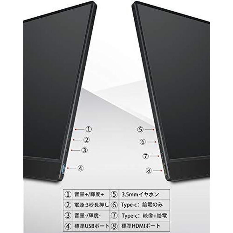 cocopar 13.3インチ/モバイルモニター/モバイルディスプレイ/薄型/IPS