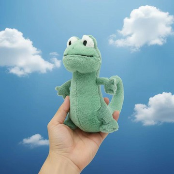 E哥❤現貨新品lizard Tom綠色蜥蜴仿真動漫遊戲周邊毛絨玩具公仔玩偶預售