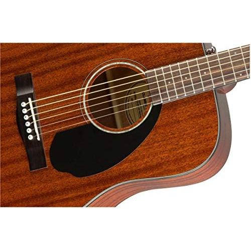 フェンダーCD-60S Solid Top Dreadnought Acoustic Guitar Natural Bundle with Gig