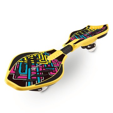 MIT台灣製 蛇板 繽紛黃色 (附工具/背袋) 極限運動 親子戶外同樂