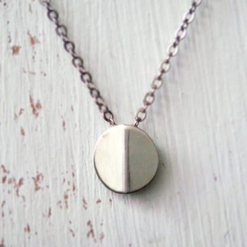 Circle圓形純銀項鍊