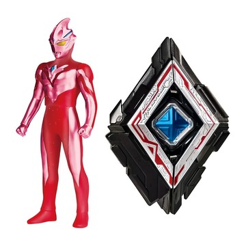 BANDAI 超人力霸王迷你ENTRY 雅克變身器 + 軟膠套組  1組