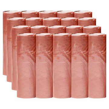 BangJiaShi 幫家適 彩色平口垃圾袋 透明垃圾袋 清潔袋 45 x 50cm 5捲 4包  10L  1組