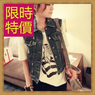 牛仔背心 丹寧馬甲-水洗百搭經典女背心外套55i19【獨家進口】【米蘭精品】