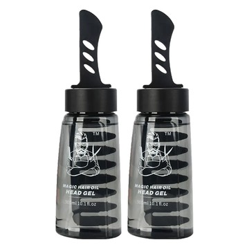 一梳酷定型自帶油頭梳保濕髮凍  300ml  2瓶