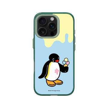 iPhone 16 Pro Clear 憂墨綠 - Pingu 企鵝家族 - Pingu - 我的冰淇淋