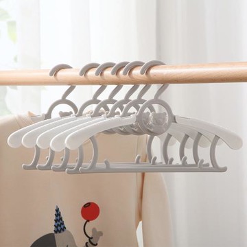喜家家20支裝簡約款可伸縮兒童衣架