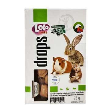 LOLO pets 優格維他命球 野莓  含豐富維生素 礦物質  75g  1盒