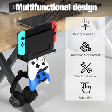 MGSHOP 免安裝switch桌邊主機搖桿置物收納架