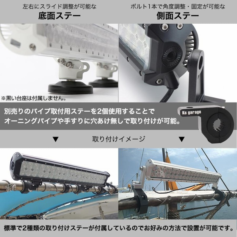 集魚灯 イカ アジ 釣り LED 集魚ライト 12v 24v 対応 126w
