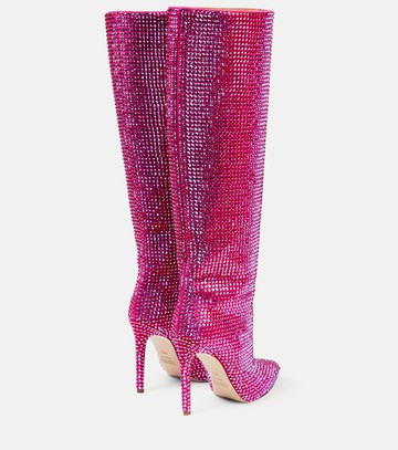 Paris Texas Holly embellished knee-high boots