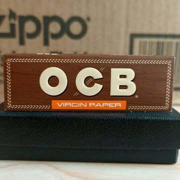 【現貨附發票】正品  法國  OCB手捲菸紙  無漂白超薄木漿紙  (1¼) 一本50張 (VIRGIN--78MM )