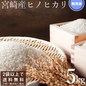 ひのひかり 無洗米 令和4年産 新米 お米 宮崎県産 5kg ヒノヒカリ 九州 2袋以上で送料無料