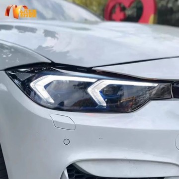 適用于BMW3系F30大燈總成13-18款F35改裝新款LED透鏡大燈日行燈