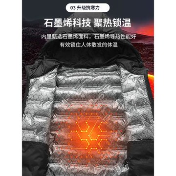 JEEP吉普羽絨服男士冬季加絨保暖2023新款休閑短爆款輕薄防風外套