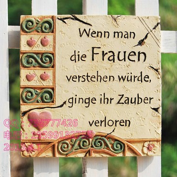 花園店鋪門口裝飾掛牌 歡迎光臨牌掛板 創意家居飾品/welcome門牌1入