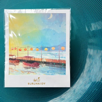 擦拭布/拭鏡布/眼鏡布/超細纖維/臺灣風景系列-日月潭之美