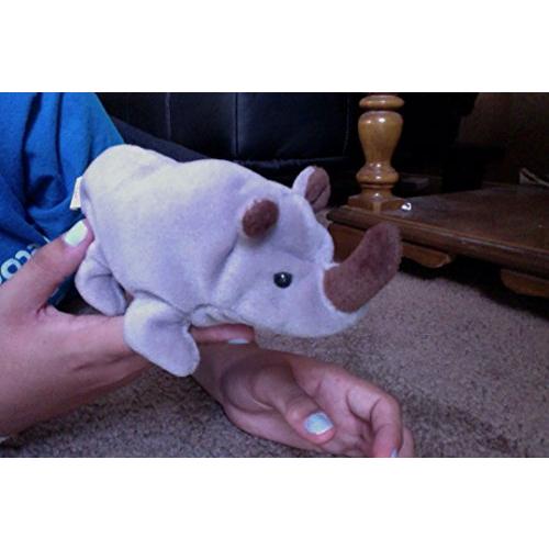 Beanie Babies Spike the Rhino Beanie Baby Plush 並行輸入