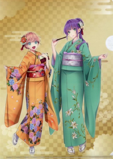 日野下花帆&乙宗梢加賀友禪新插圖文件夾石川縣×LOVELIVE！蓮之空女子學院學校偶像俱樂部第2彈加賀友禪KOBO